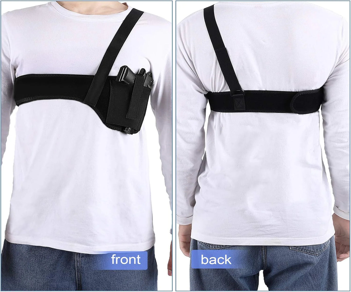 Tactical Concealed Carry Shoulder Waist Pistol Hand Gun Holder Holster Pouch US